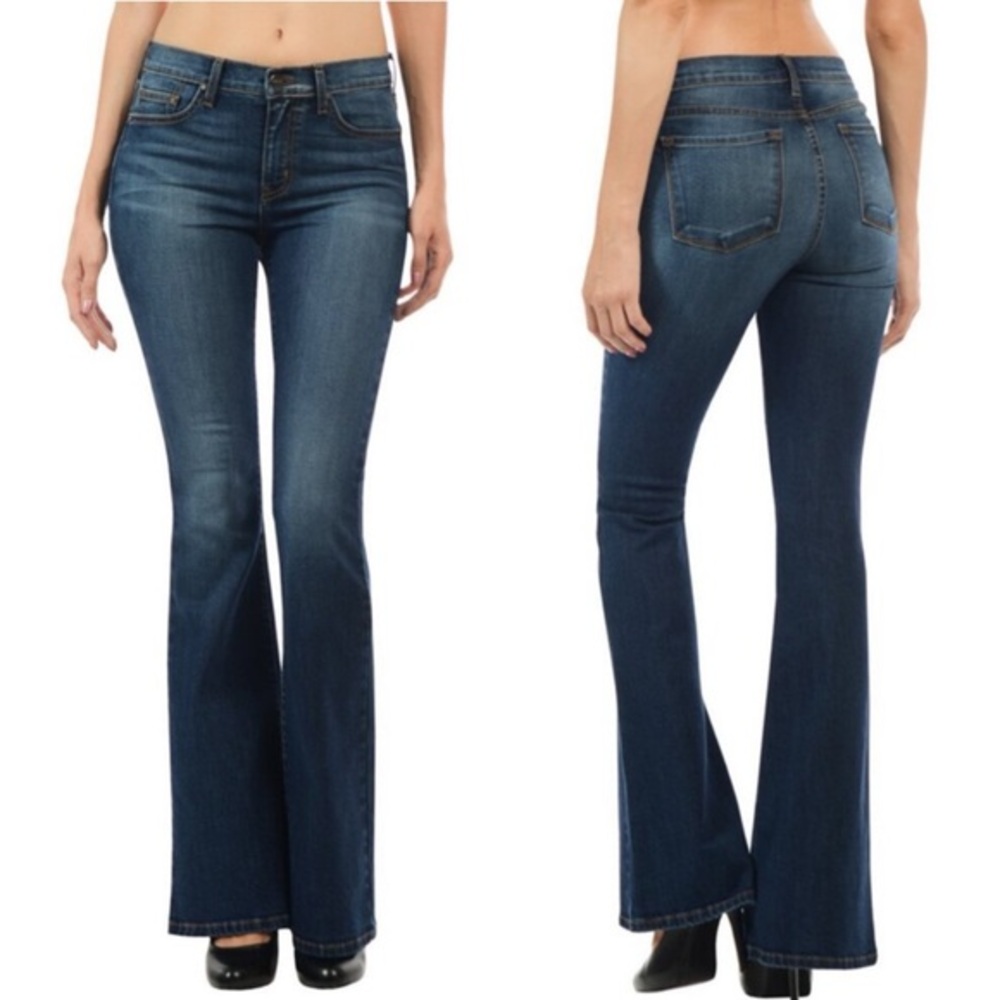 Angry Rabbit flare jeans dark wash mid rise 26/3‎ - Picture 11 of 11